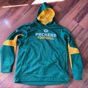 NFL Green Bay Packers Reebok Hooded Sweatshirt XL